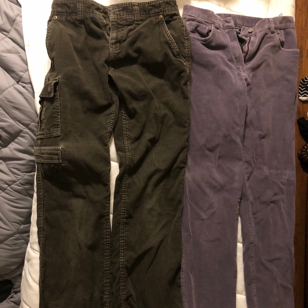 Corduroy pants  2 pair